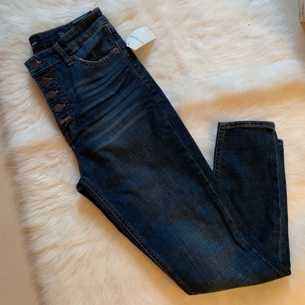 HIGH WAISTED SKINNY LUCKY BRAND JEANS